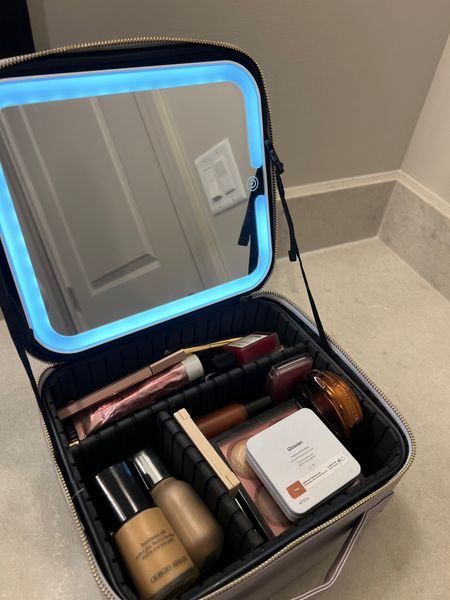 Travel makeup case with LED mirror 

#LTKBeautySale #LTKunder50