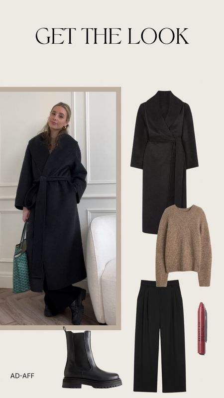 Get the look
Workwear outfit for winter 
Robe coat
Neutral knit 

#LTKSeasonal #LTKstyletip #LTKworkwear