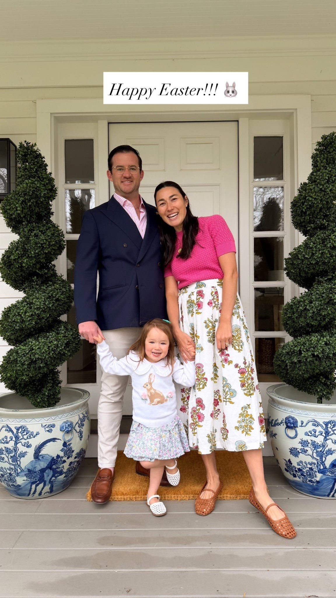 Happy Easter!!! 🐰 Easter outfit, floral skirt, toddler outfit, family style, family photos. 

#LTKKids #LTKmomlife #LTKBaby