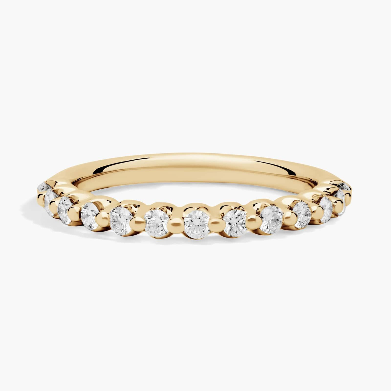 Floating Diamond Wedding Ring In 14k Yellow Gold (1/3 ct. tw.) | Blue Nile