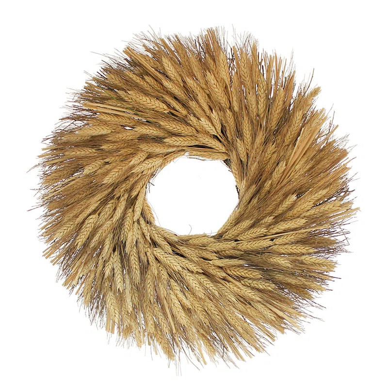 Black Beard Wheat Wreath | Wayfair North America
