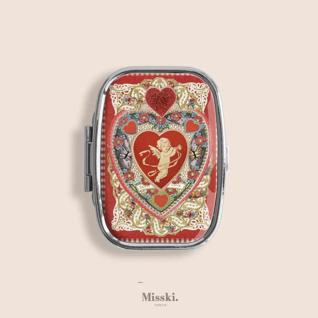 Happy Valentine's Day Small Pill Box Ring Trinket Stash Organiser Medicine Vitamins Gum Tic Tacs ... | Etsy (US)