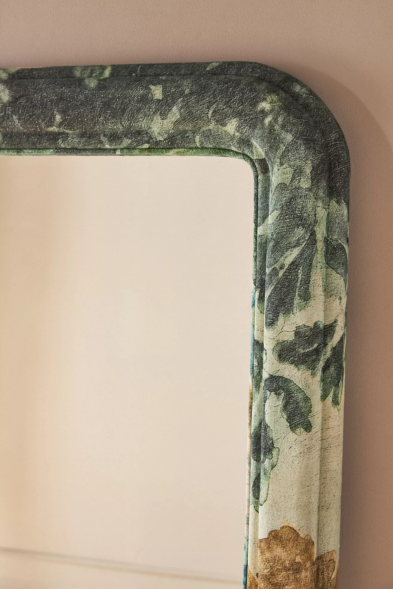 Judarn Upholstered Fabric Floor Mirror | Anthropologie (US)