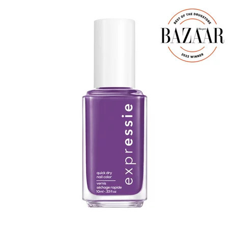 essie expressie quick-dry nail polish grape purple nail polish IRL 0.33 fl. oz. | Walmart (US)