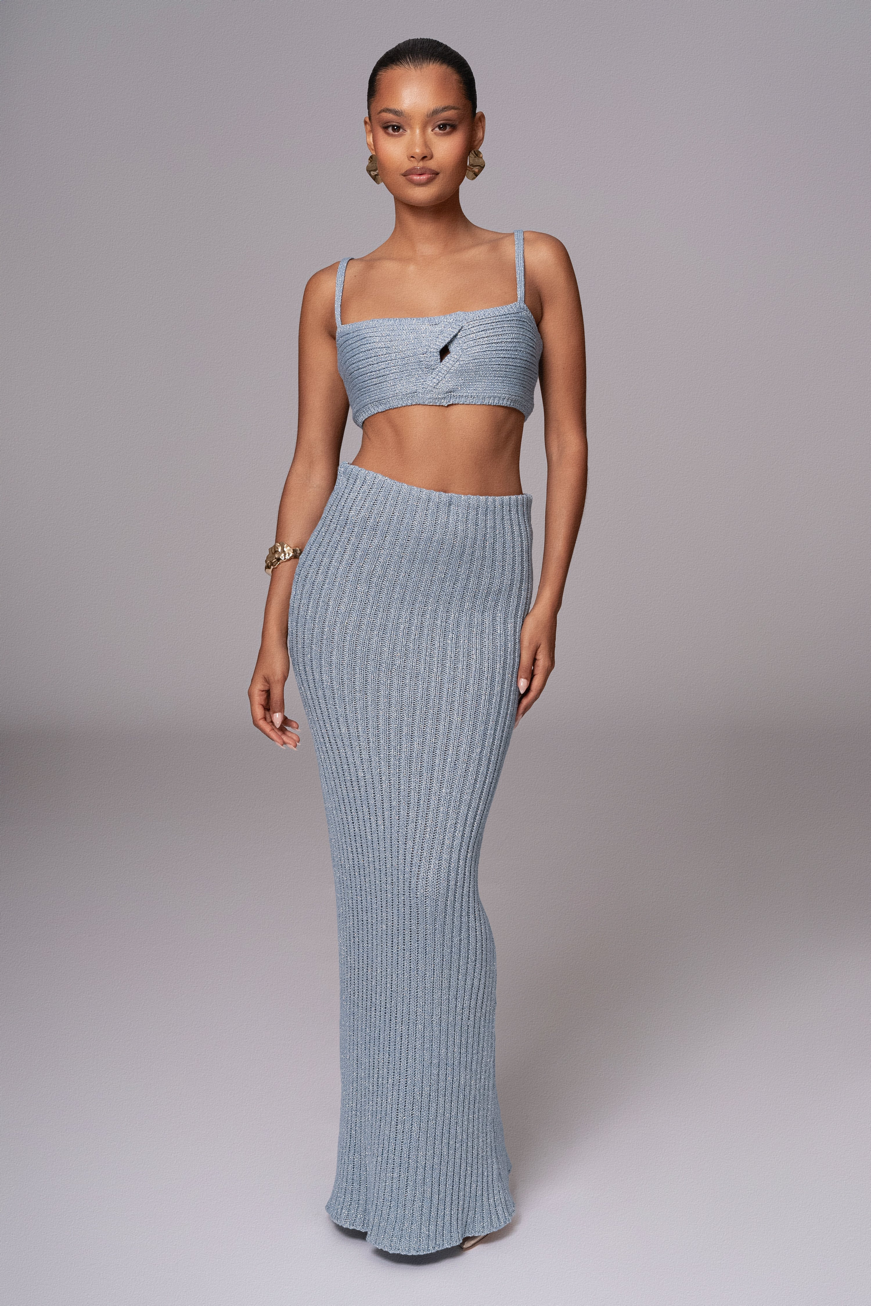 Blue Sunny Skirt Set L | JLUXLABEL