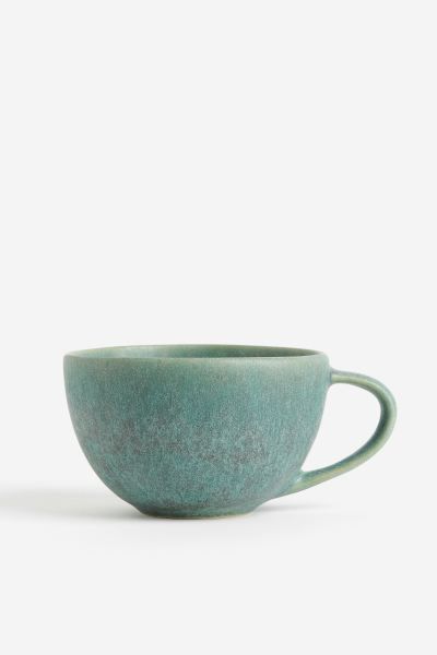 Large Stoneware Cup - Pink - Home All | H&M US | H&M (US + CA)