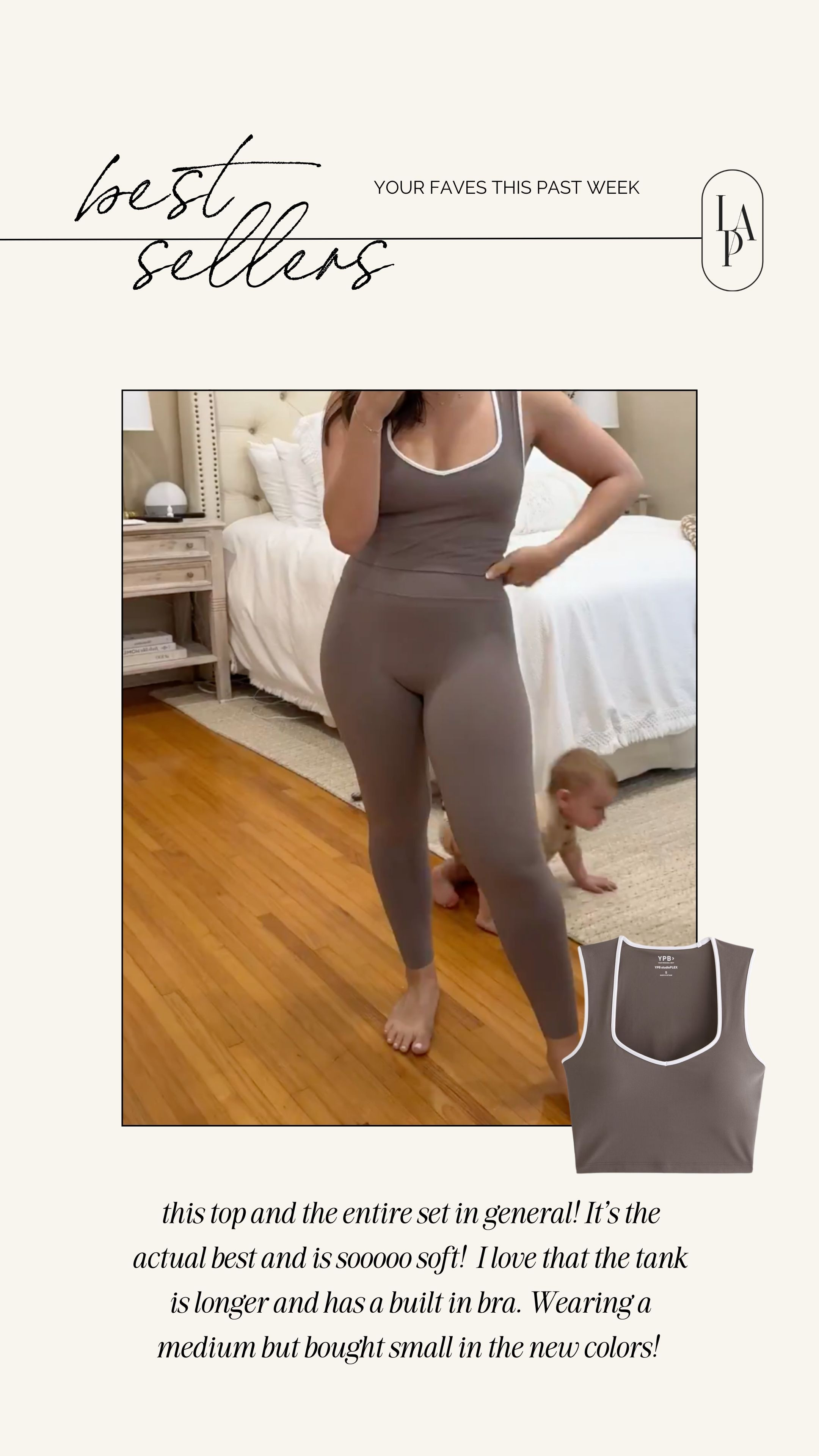 Bestselling activewear set from Abercrombie. Wearing a medium but ordered a small in the other colors!  

 #LTKFindsUnder50 #LTKFindsUnder100