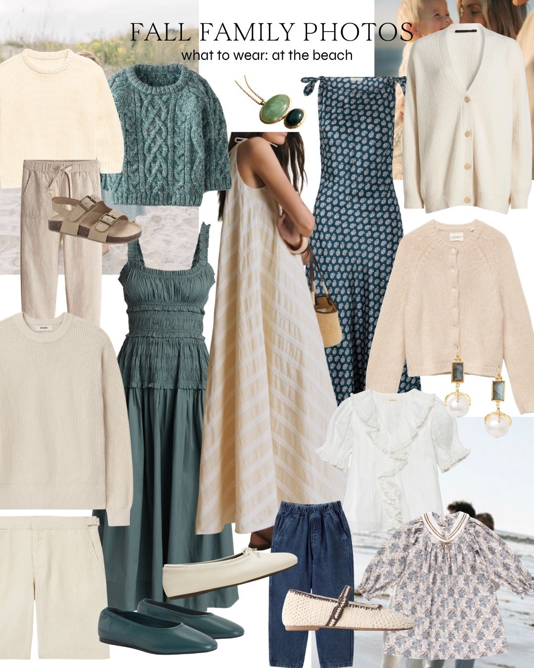 Fall family photos at the beach 🌊📷 Linked dresses and knits for mom and pieces for the rest of the family that coordinate! I like to bring knits and use linens, cottons as a base for all. You can almost create two looks in one shoot with sweaters!  

fall family photos, fall family photo dress, fall family photos beach, fall photos dress, fall family pictures, fall family photo outfits

#LTKmomlife #LTKSeasonal #LTKKids