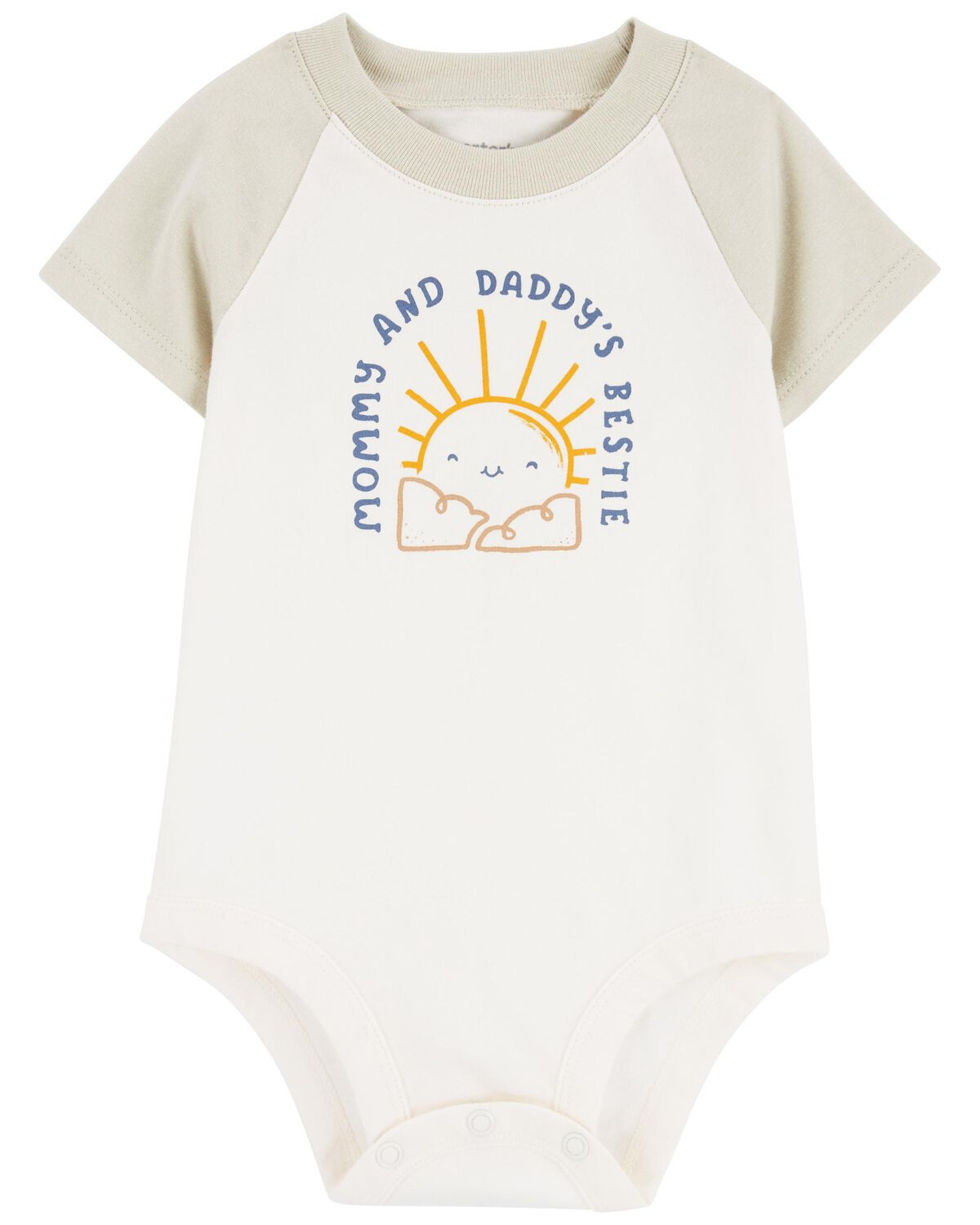 Ivory Baby Mommy And Daddy's Bestie Bodysuit | carters.com | Carter's