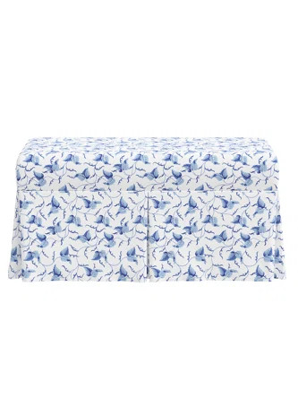 Red from Scalamandre Crafted by Cloth & Company Norwalk Upholstered Storage Bench in Patterns | Wayfair North America