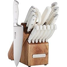 Sabatier 15-Piece Forged Triple Rivet Knife Block Set, High-Carbon Stainless Steel Kitchen Knives... | Amazon (US)