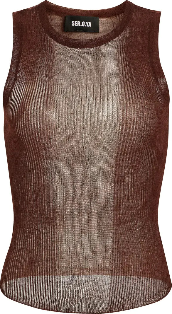 SER.O.YA Jori Rib Knit Tank | Nordstrom | Nordstrom