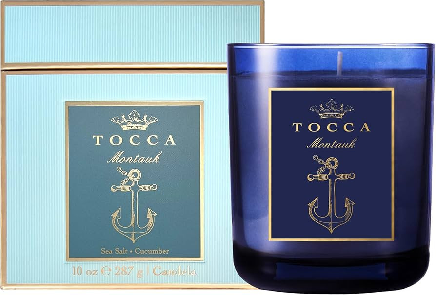 TOCCA Montauk 10oz Candle - Sea Salt & Cucumber Scented | Amazon (US)