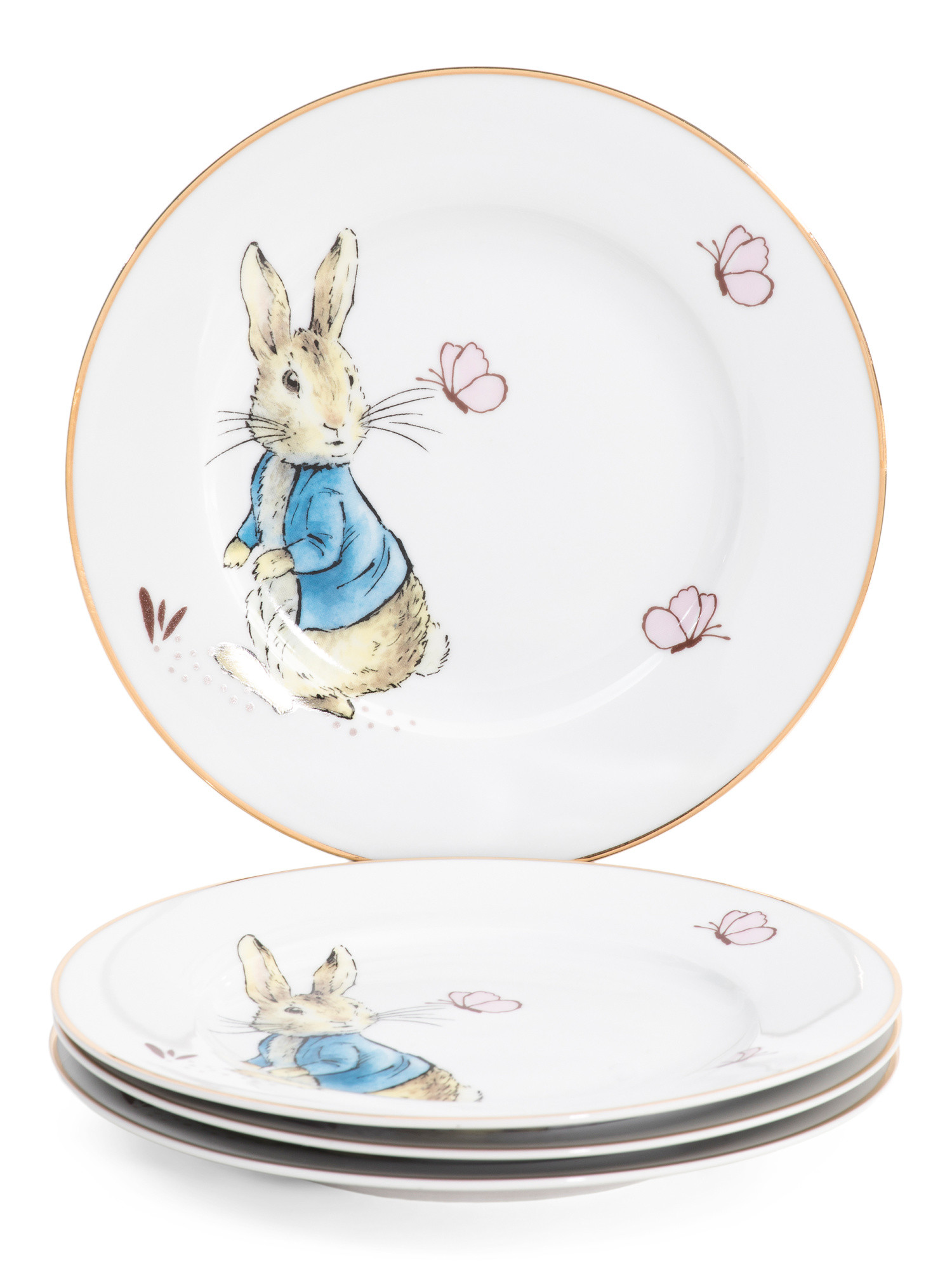 Set Of 4 Butterfly Salad Plates | TJ Maxx