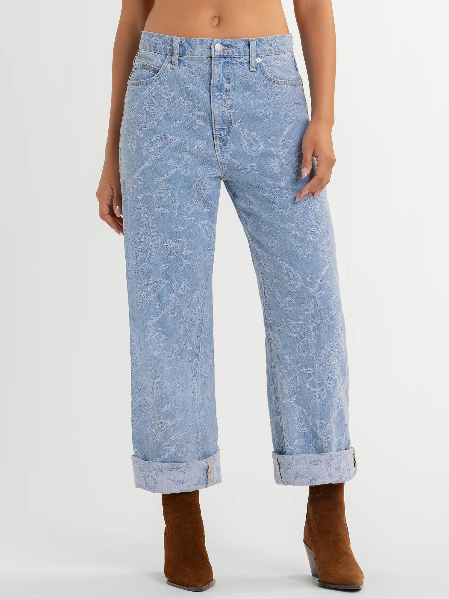 Jessica Simpson Women's Zinnia Wide Leg Jean, Sizes 2-16 | Walmart (US)