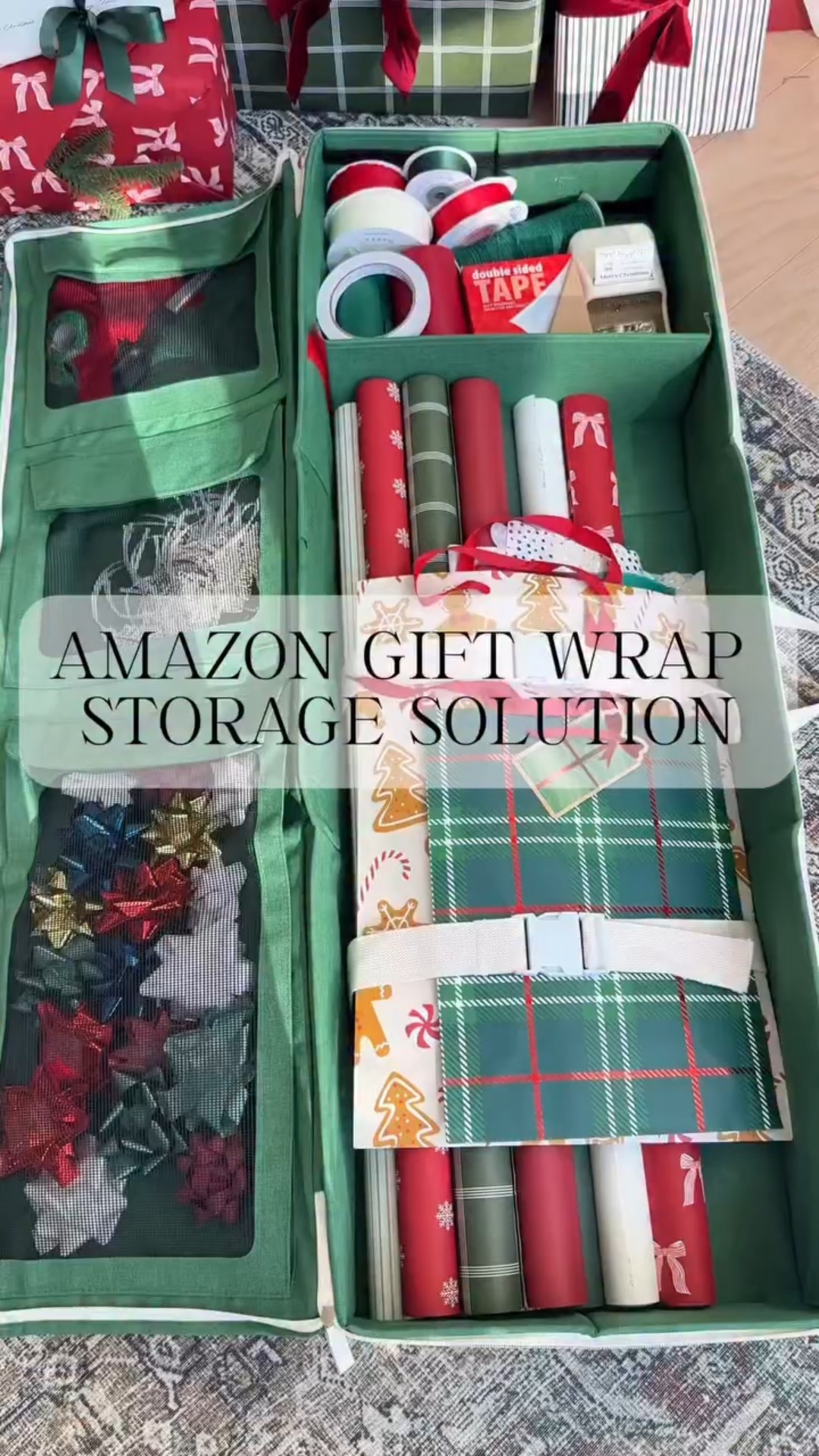 This Gift Wrap Storage Bag from @Little ELF Products, Inc. has been a game changer for me this holiday season! Finally stepped up my game and organized everything I need to wrap presents so when it’s time I’m not scrambling. Linking my wrapping paper, little elf cutting gadget, gift tag printer, ribbon and bows too! 🎁

#giftwrapping #christmasgiftideas #christmashack #amazonmusthaves #amazonfinds 

#LTKSeasonal #LTKmomlife #LTKHoliday