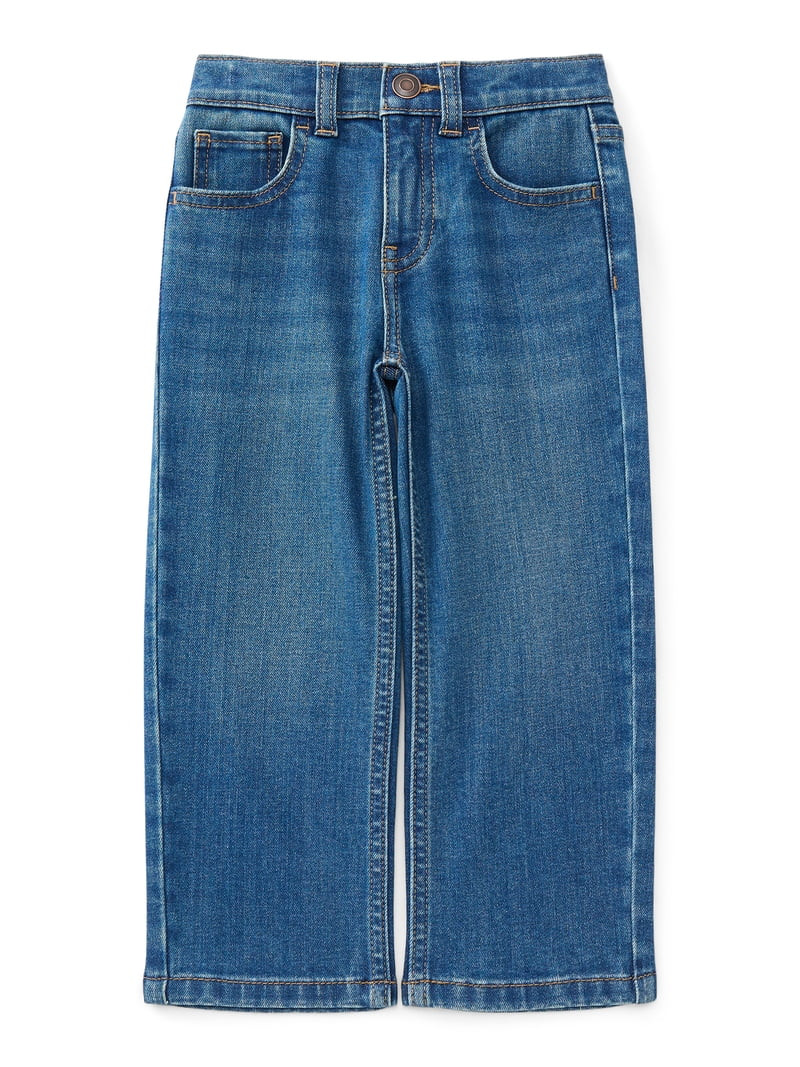 Wonder Nation Toddler Boys Straight Fit Jeans, Sizes 12M-5T | Walmart (US)