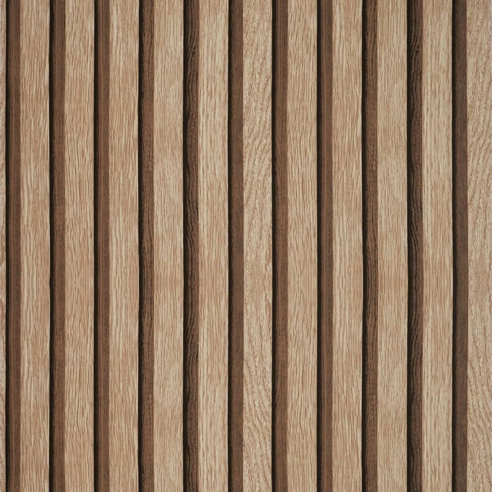 Peel and Stick Wallpaper Wood Slats Wallpaper 17.7"X78.7" Natural Wood Grating Wallpaper Removabl... | Amazon (US)