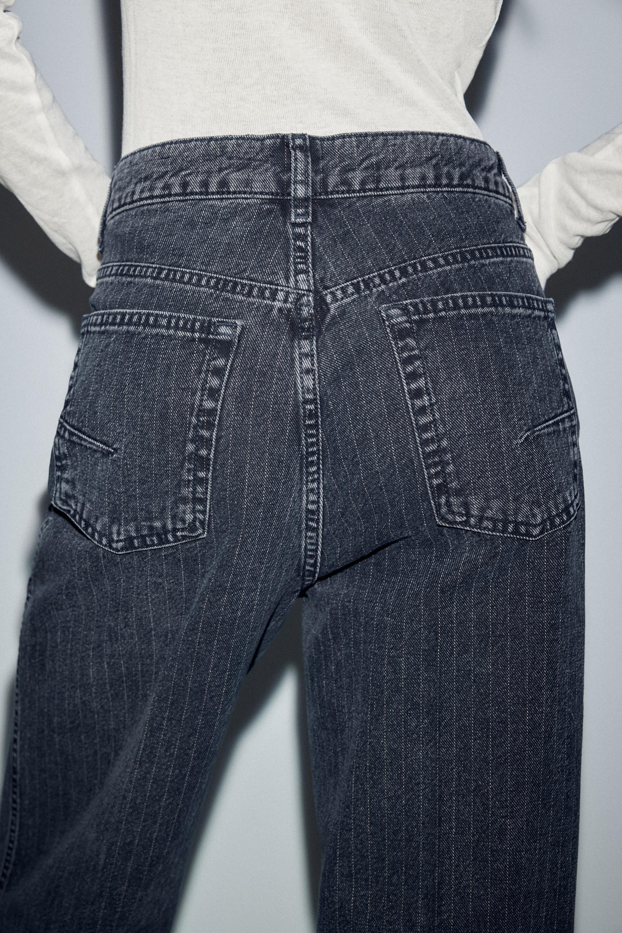 Z1975 BARREL STRIPED JEANS | Zara AU