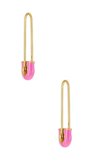 BaubleBar Tapa 18k Gold Vermeil Earrings in Pink. | Revolve Clothing (Global)