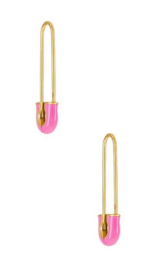 BaubleBar Tapa 18k Gold Vermeil Earrings in Pink. | Revolve Clothing (Global)