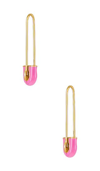 BaubleBar Tapa 18k Gold Vermeil Earrings in Pink. | Revolve Clothing (Global)