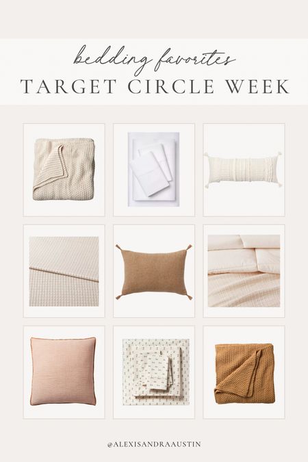 My favorite bedding finds from Target Circle Week! 

Home finds, deal of the day, sale alert, Target Circle Week, cozy bedding, neutral home, aesthetic finds, spring refresh, affordable finds, Casaluna, Threshold, quilt faves, throw blanket, throw pillow, neutral bedding, light and bright, shop the look!

#LTKSeasonal #LTKhome #LTKsalealert