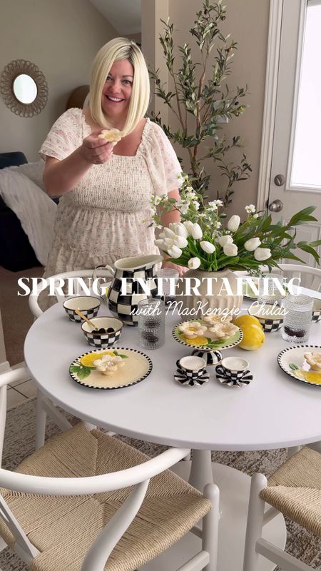 Springtime hosting is one of my favorites. The Courtly Check and Lemons collections from @mackenziechilds makes entertaining easy and beautiful.  

This classic black & white check pairs well with any style and pops against springtime florals.  A must have for Spring entertaining, alfresco dining or a tea party with your best friends.  I made some easy lemon tarts, lemonade and blackberry lemon yogurt parfaits to pair with the theme and I think it all looks so good.

MacKenzie-Childs pieces help create lasting memories for our family.  They are timeless and handcrafted so no two pieces are alike.


#mackenziechilds2024 #mcambassador
#mackenziechilds #entertaining #diningroom #kitchen #home #homedecor #party 


#LTKFamily #LTKHome #LTKFindsUnder100