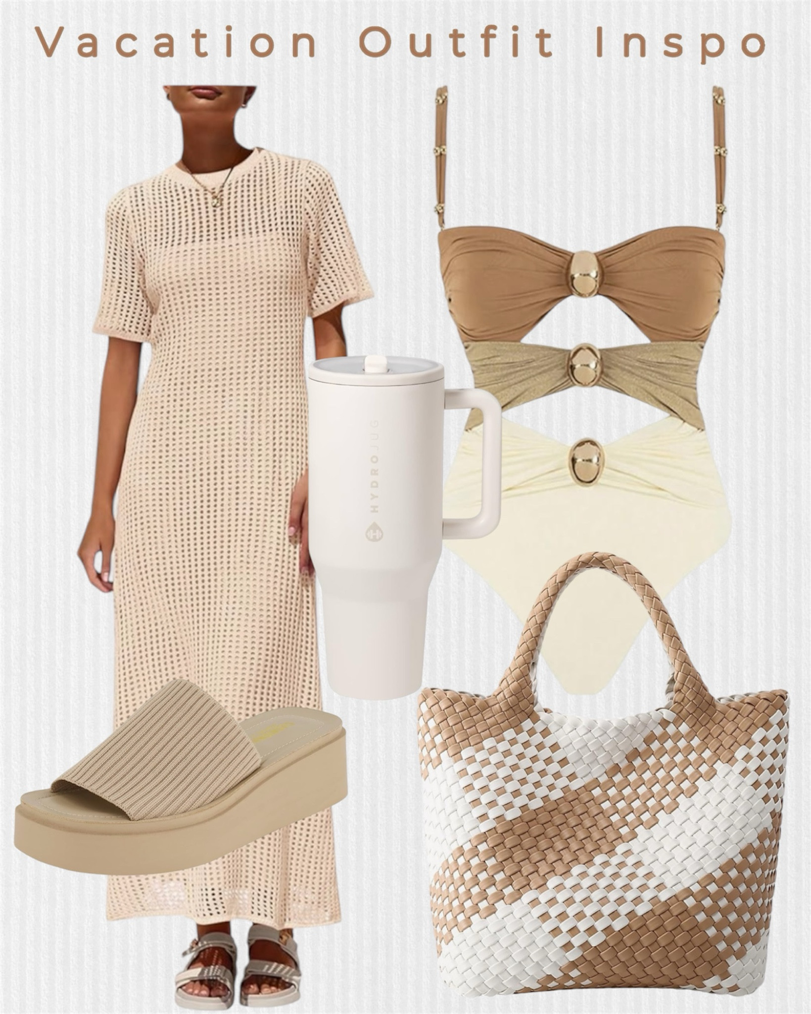 Amazon vacation outfit idea. New eyelet dress that you can wear without the slip as a cover up too. 




Resort wear outfit, resort outfit, one piece swimsuit, hydrojug, one piece swim, swimwear, 

#LTKSeasonal #LTKItBag #LTKSwim