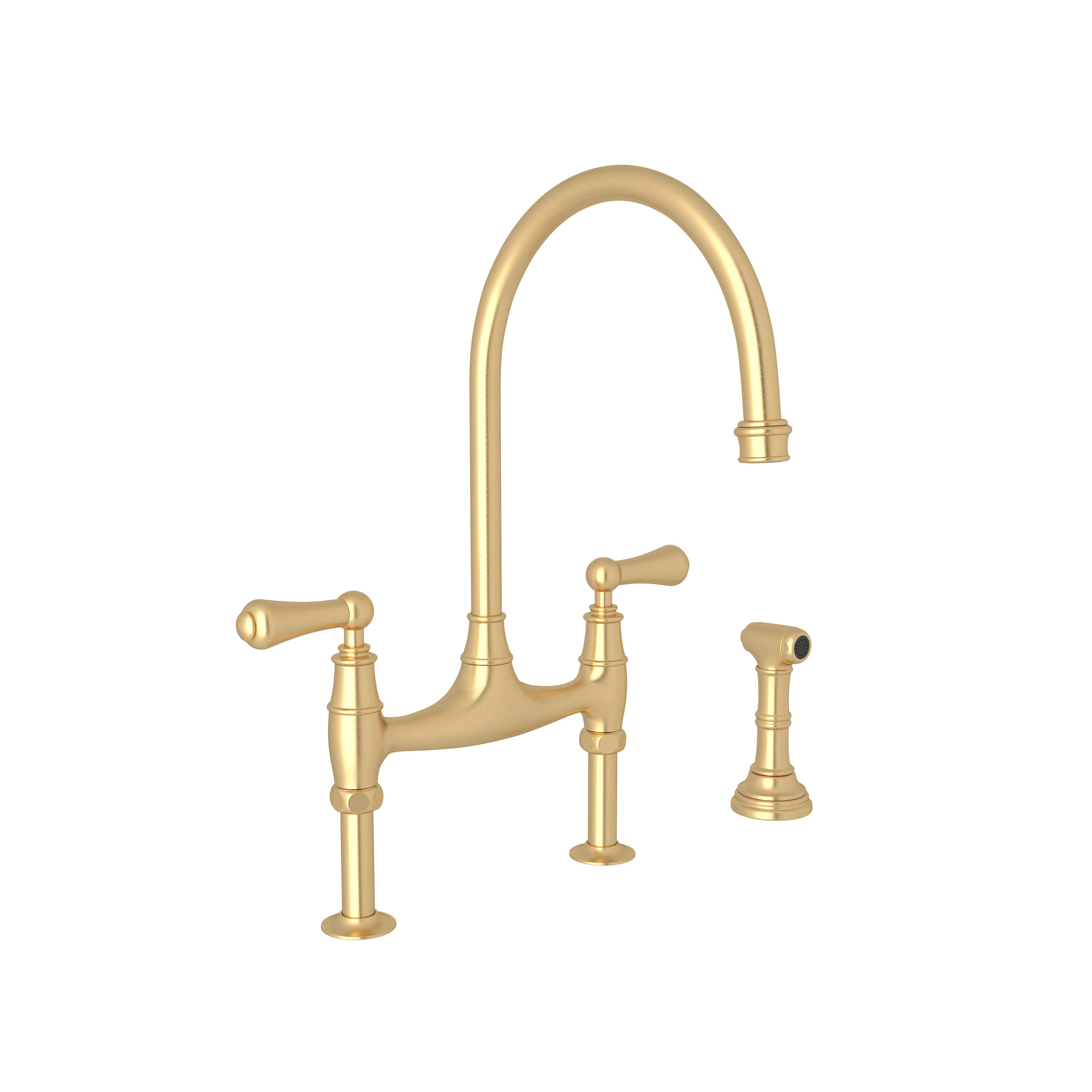Georgian Era™ Bridge Faucet with Side Spray | Wayfair North America