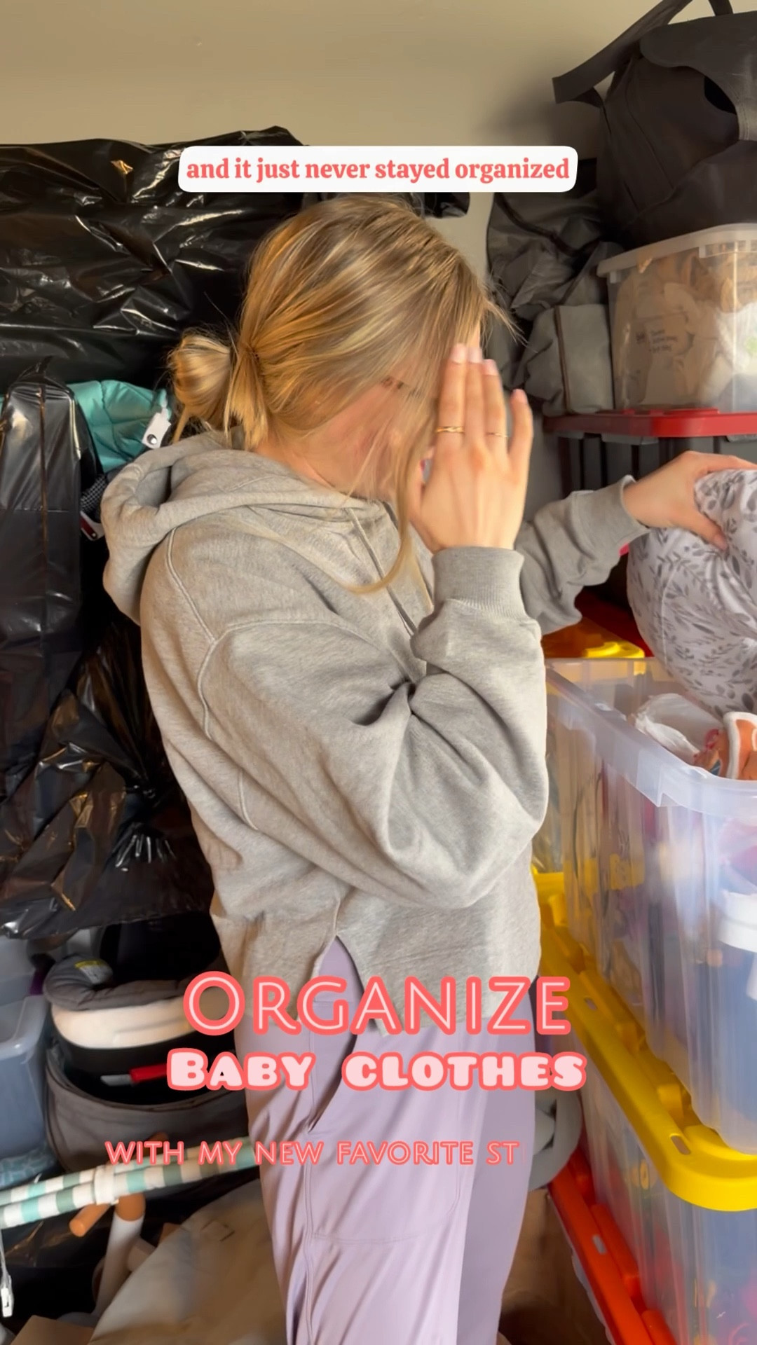 Organizing and labeling bins for all our baby clothes! 

#LTKmomlife #LTKKids #LTKBaby