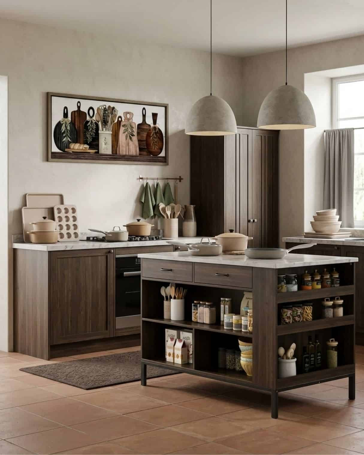 Dark Brown Kitchen Design

*Note: This is a digital room mockup showcasing product styling ideas from my room design mood board.

#LTKHome