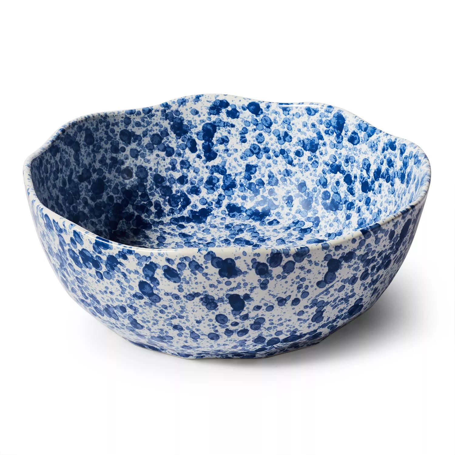 Sur La Table Blue Splatter Serving Bowl | Sur La Table