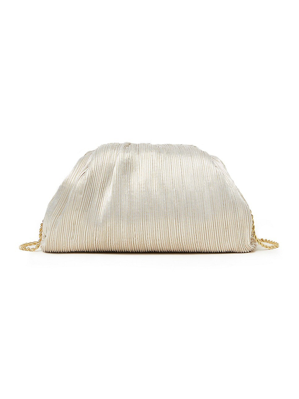 Bailey Pleated Metallic Frame Clutch | Saks Fifth Avenue