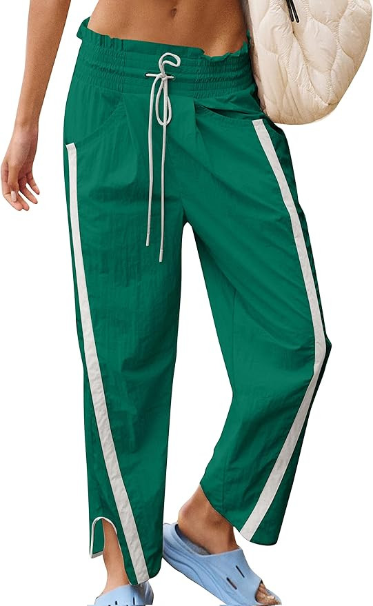 Loose Barrel Pants for Women Quick Dry Lightweight Hiking Travel Workout Running Comfy Lounge Pan... | Amazon (US)