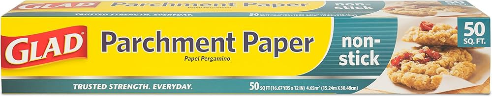 Glad Parchment Paper for Baking | Rolled Parchment Paper for Baking and Food Storage | 50 Square ... | Amazon (US)