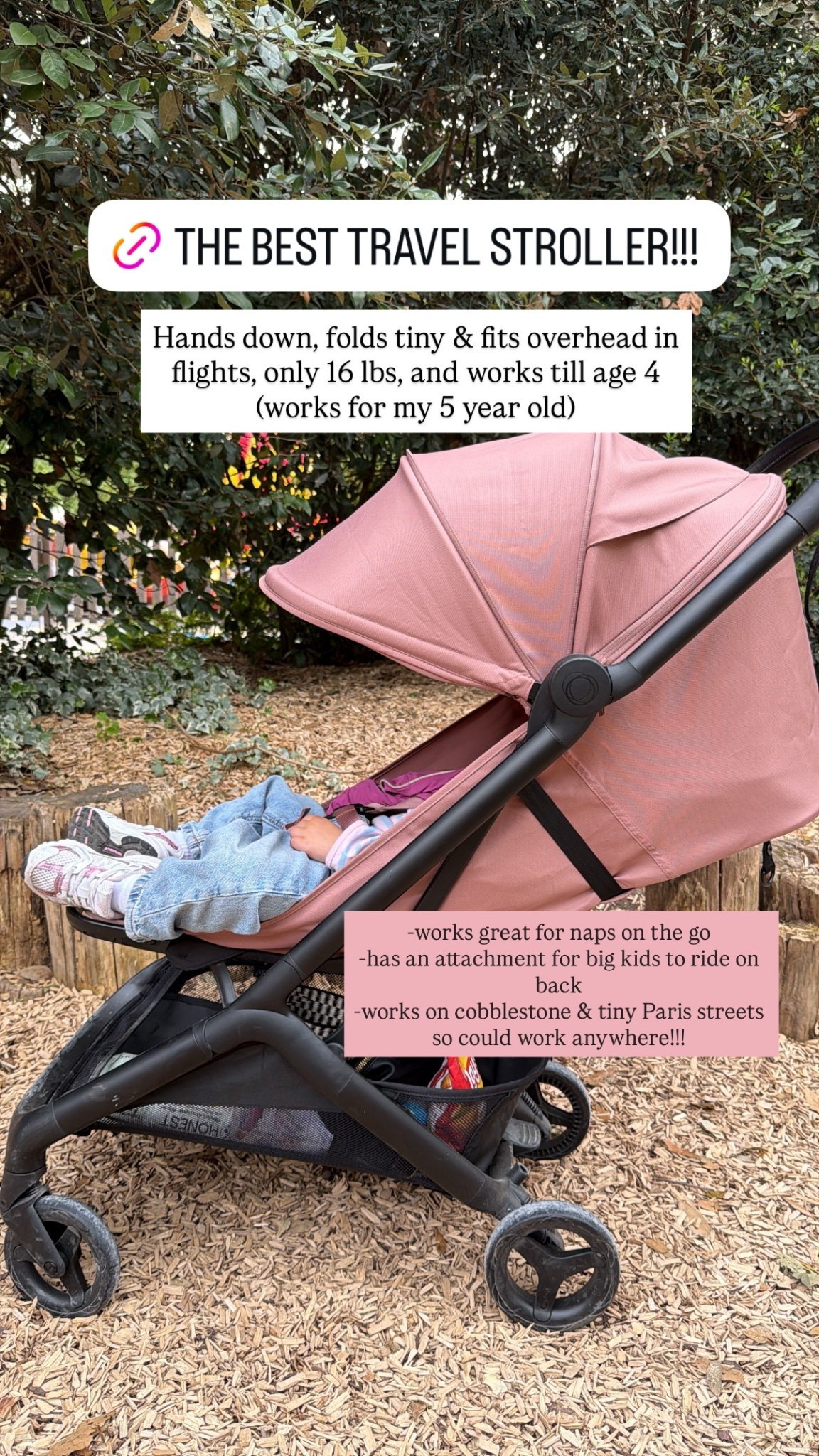 Best travel stroller hands down- narrow and works on Paris streets and cobblestone. Can fit overhead on planes. 

✈️ 

Travel stroller
Travel with kids
Travel with baby and toddler 

#LTKTravel #LTKKids #LTKmomlife