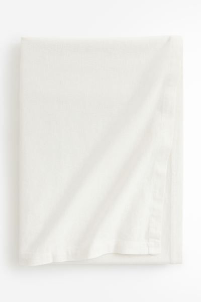 Linen-blend Tablecloth - Light taupe - Home All | H&M US | H&M (US + CA)