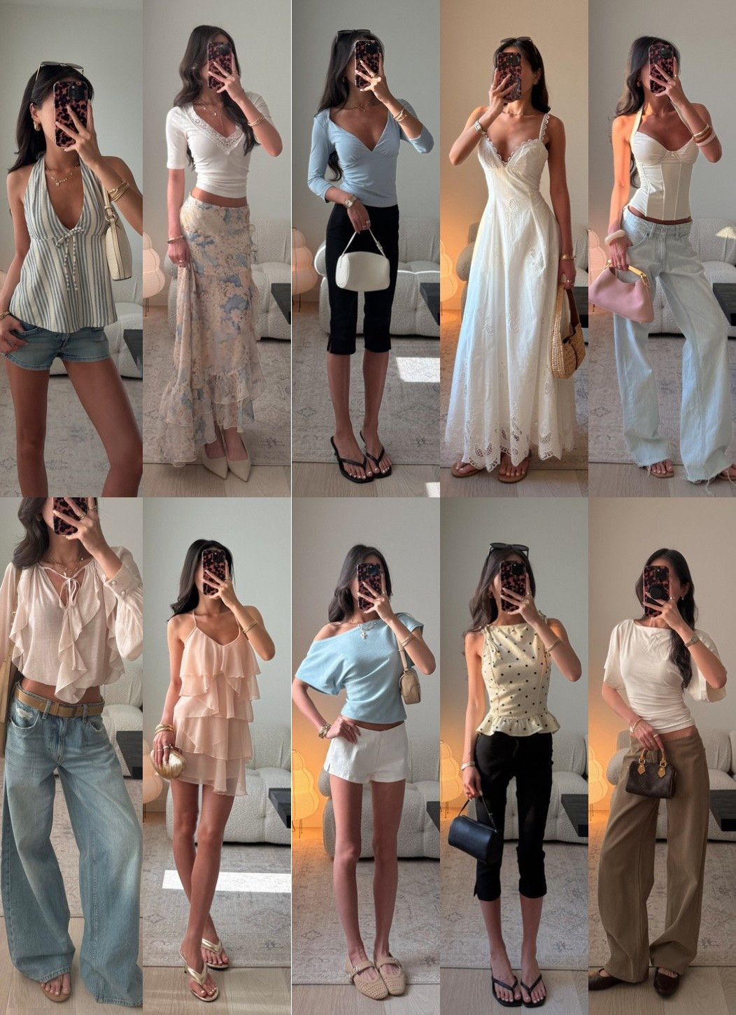 wearing size xxs/xs in most items! and size 00 in aritzia capris, size 0 in hm jeans, size 22 in still here jeans! the capris i’m wearing with the blue top is aritzia & the capris with the polka dot top is edikted! personally think the aritzia ones are better / more petite friendly since they are shorter + more size options!

#LTKootd #LTKPetite