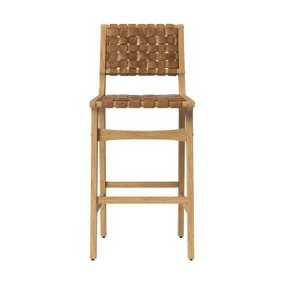 Ceylon Woven and Wood Barstool - Threshold™ | Target