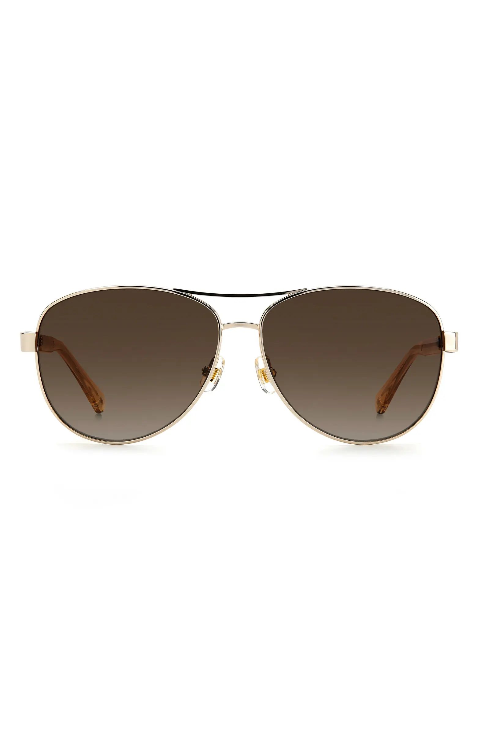 kate spade new york Faras 57mm Aviator Sunglasses | Nordstrom | Nordstrom