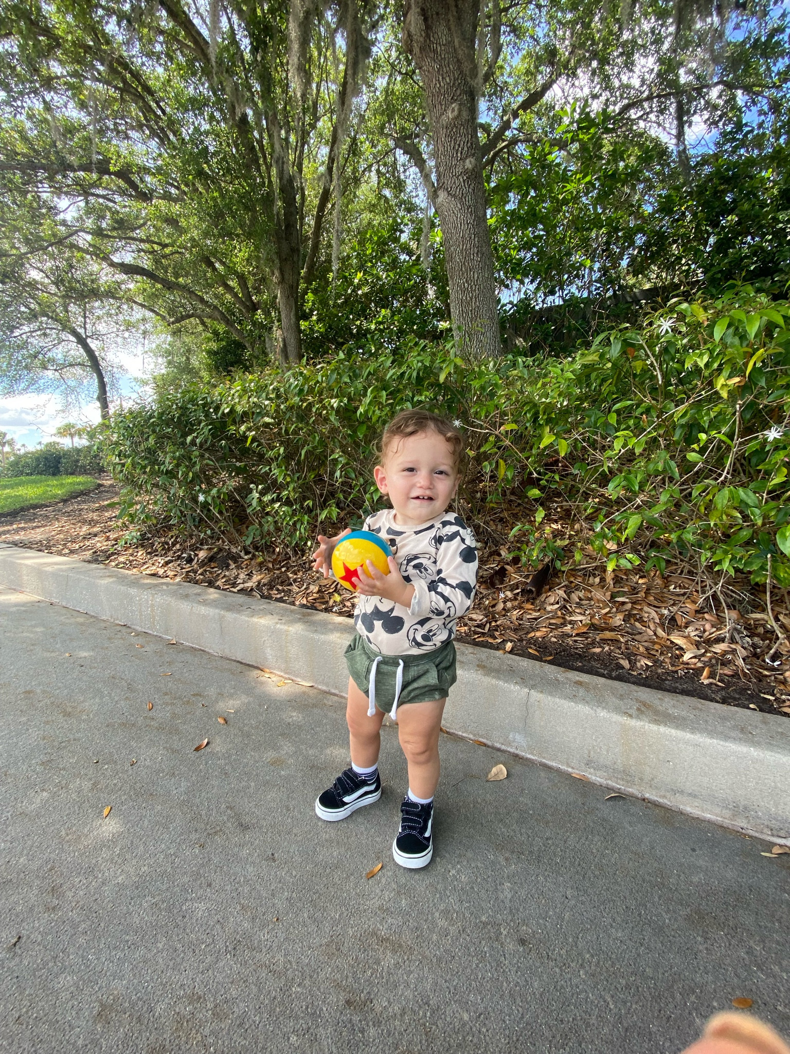 Disney fit from my fav little dude ☺️ his Mickey onesie and socks are 25% off right now! baby Disney outfit, neutral Disney outfit 

#LTKkids #LTKunder50 #LTKbaby