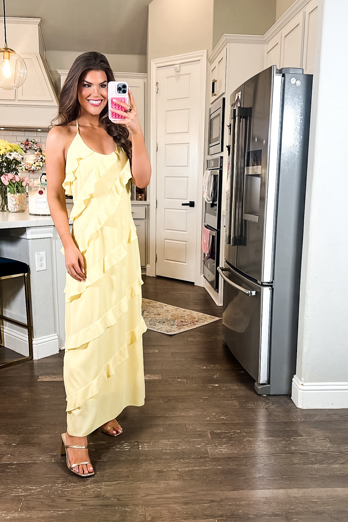 Gorgeous yellow ruffled dress from Amazon!💛 Perfect for a spring or summer wedding  

Wearing a medium  

#LTKstyletip #LTKSeasonal #LTKfindsunder100