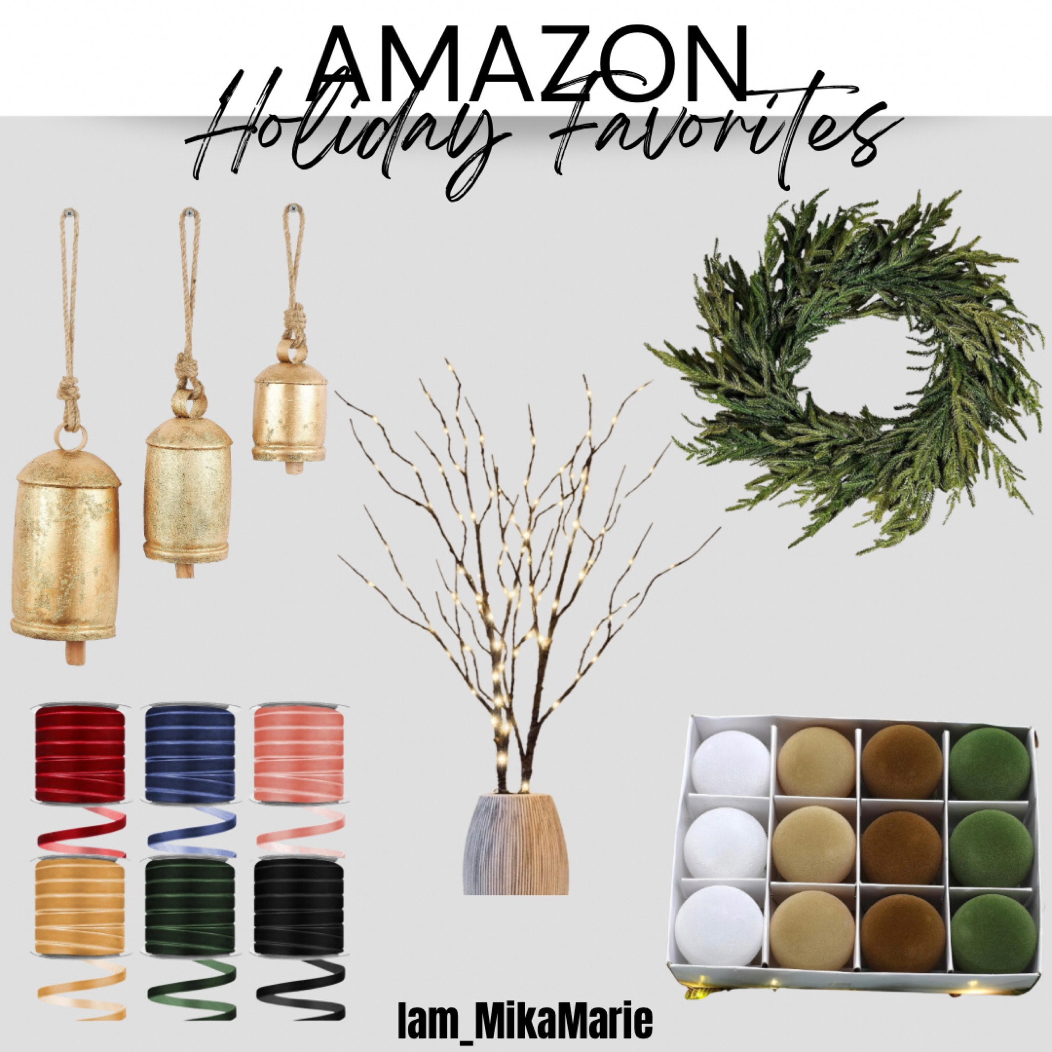 Amazon Holiday Favorites!

#christmas2023 #amazonchristmasbestsellers #christmashomedecor #christmasbells #LTKstyletips

#LTKhome #LTKSeasonal #LTKmidsize #LTKHoliday