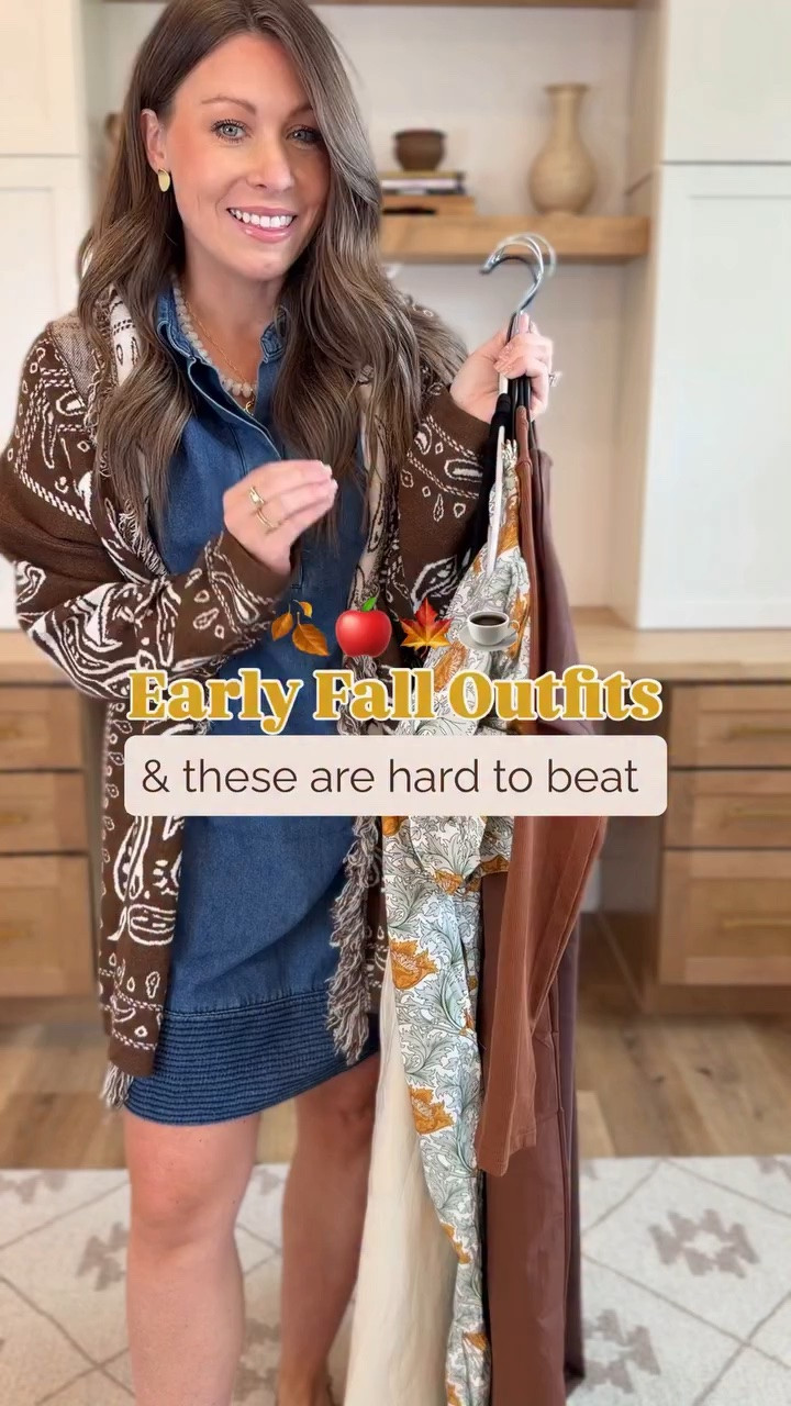 It’s getting closer and closer 🍂 kind of ready for some cooler temperatures and the fall outfits.

These would also be great for the office and layered with denim jackets and cardigan.

#LTKootd #LTKSeasonal