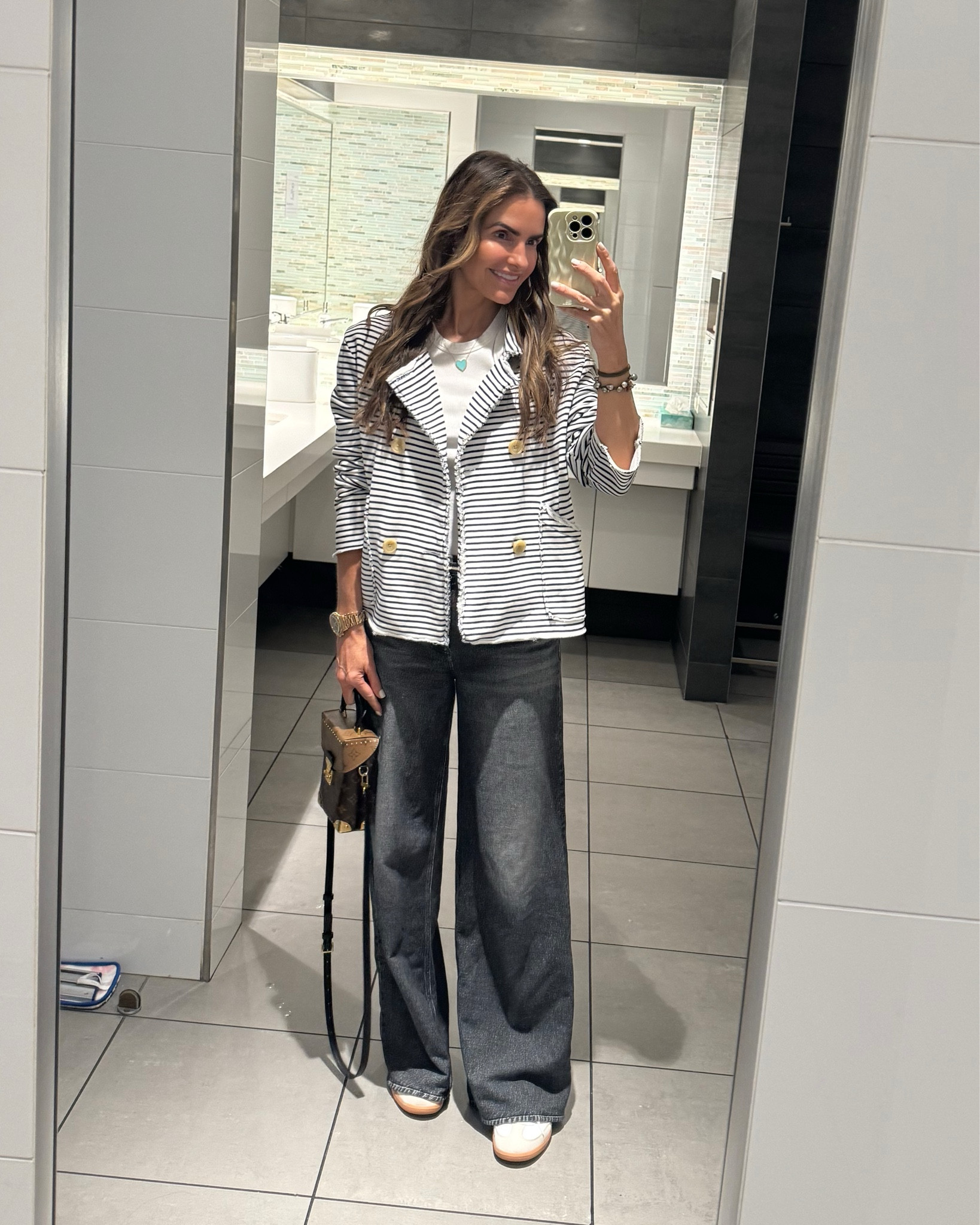 off to cali for the 4th wearing my fav travel look: my super soft blazer & sweatpant jeans too! i couldn’t be more comfortable 🤍

viral denim that are actually sweatpants! 

beyond comfy & so cool too. run slightly big im wearing a 24 i sized down bc so soft & stretchy

& i even linked the new shorts version for summer & a new pair of the silk pants version too! 

+ soft sweatshirt blazer runs tts im wearing a small for little oversized look but can also wear the x-small as well for more fitted 

& also never leave home w out my cashmere travel blanket that i own in several colors! 

& the latest good book im reading as well 

#LTKSaleAlert #LTKTravel #LTKStyleTip