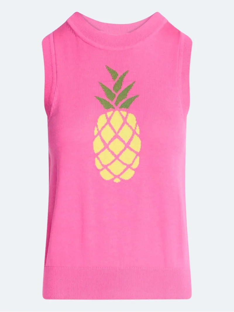 Free Assembly Women's and Women's Plus Graphic Sweater Shell, Sizes XS-4X | Walmart (US)