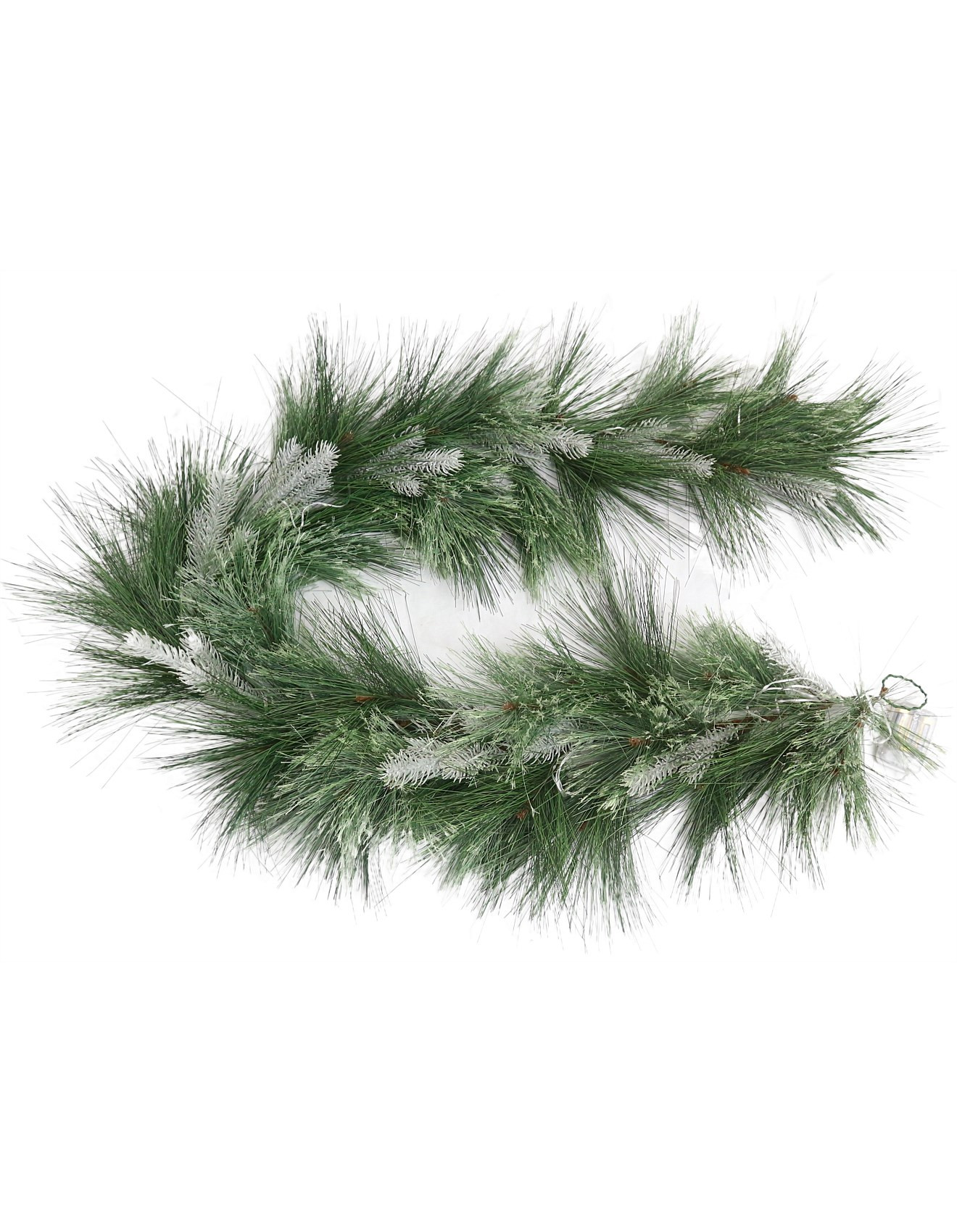 180CM PRELIT SOFT GREEN GARLAND | David Jones (Australia & New Zealand)