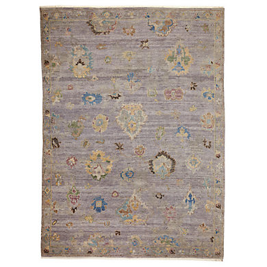 Cecilia Hand Knotted Rug with Wool & Viscose in Persian Inspired Hues | Ballard Designs, Inc.