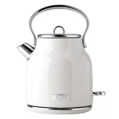 Haden Heritage 1.7-Liter Electric Kettle in Ivory White | Bed Bath & Beyond